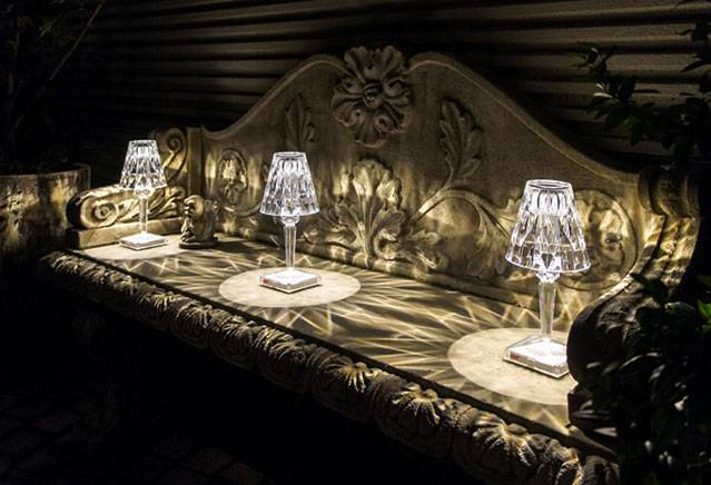 lampe battery kartell champagne au mont d'or