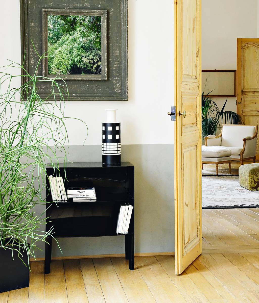 meuble console noir