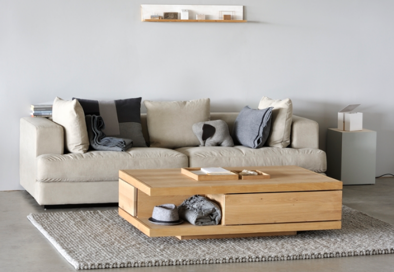table basse bois clair ethnicraft